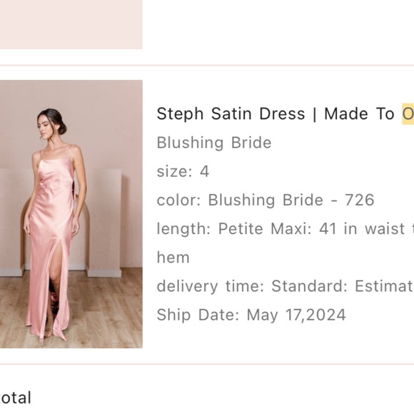 Revelry Blushing Bride Size 4 - Picture 2 of 10